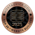 HostAdvice Top 25 Website Builders 2025
